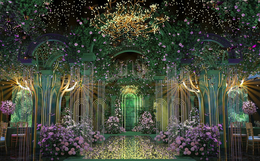 城阳奇妙森林婚礼堂效果展示